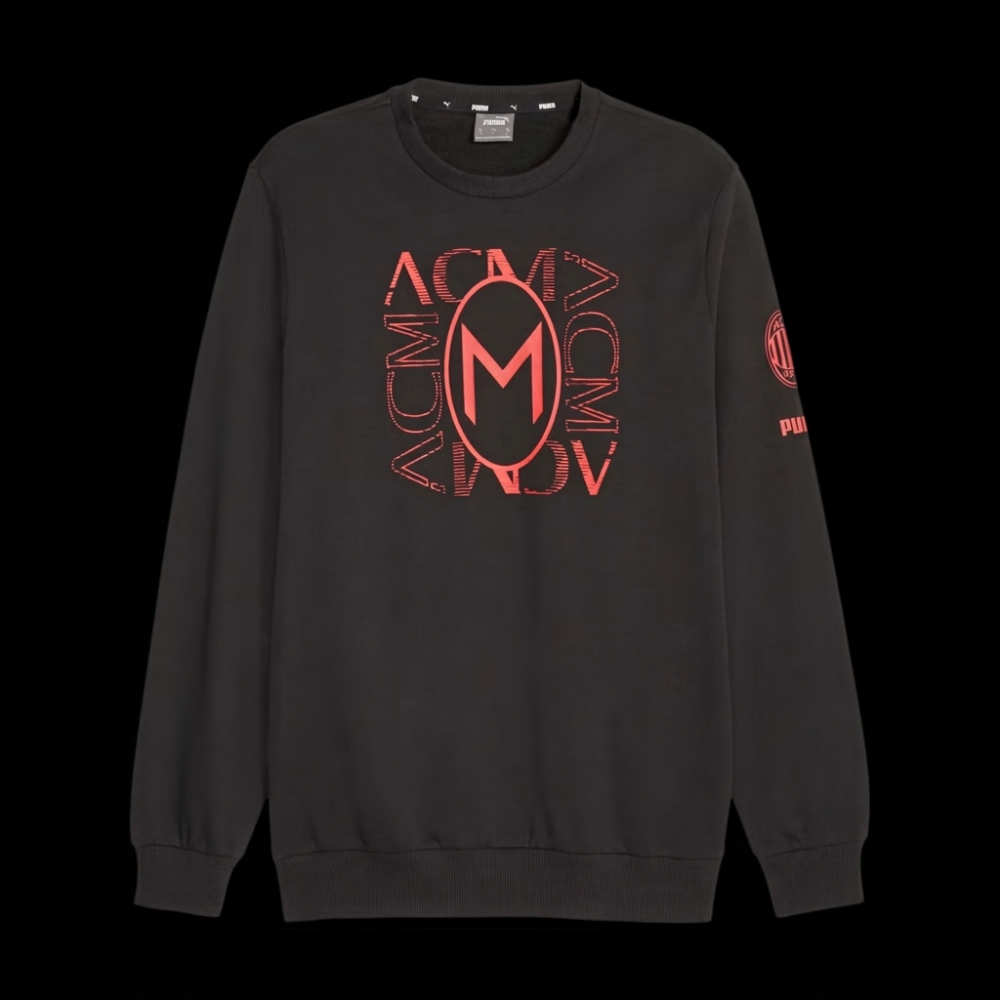 FELPA GIROCOLLO AC MILAN PUMA FTBL GRAPHIC