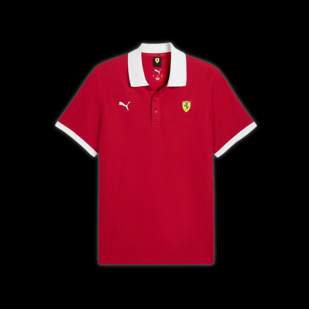 POLO PUMA SCUDERIA FERRARI YOUTH CON LOGO SCUDO BAMBINO