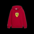 FELPA CON CAPPUCCIO SCUDERIA FERRARI COLOURED SHIELD BAMBINO