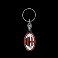 PORTACHIAVI IN ACCIAIO AC MILAN