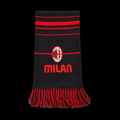 SCIARPA IN LANA NERA AC MILAN